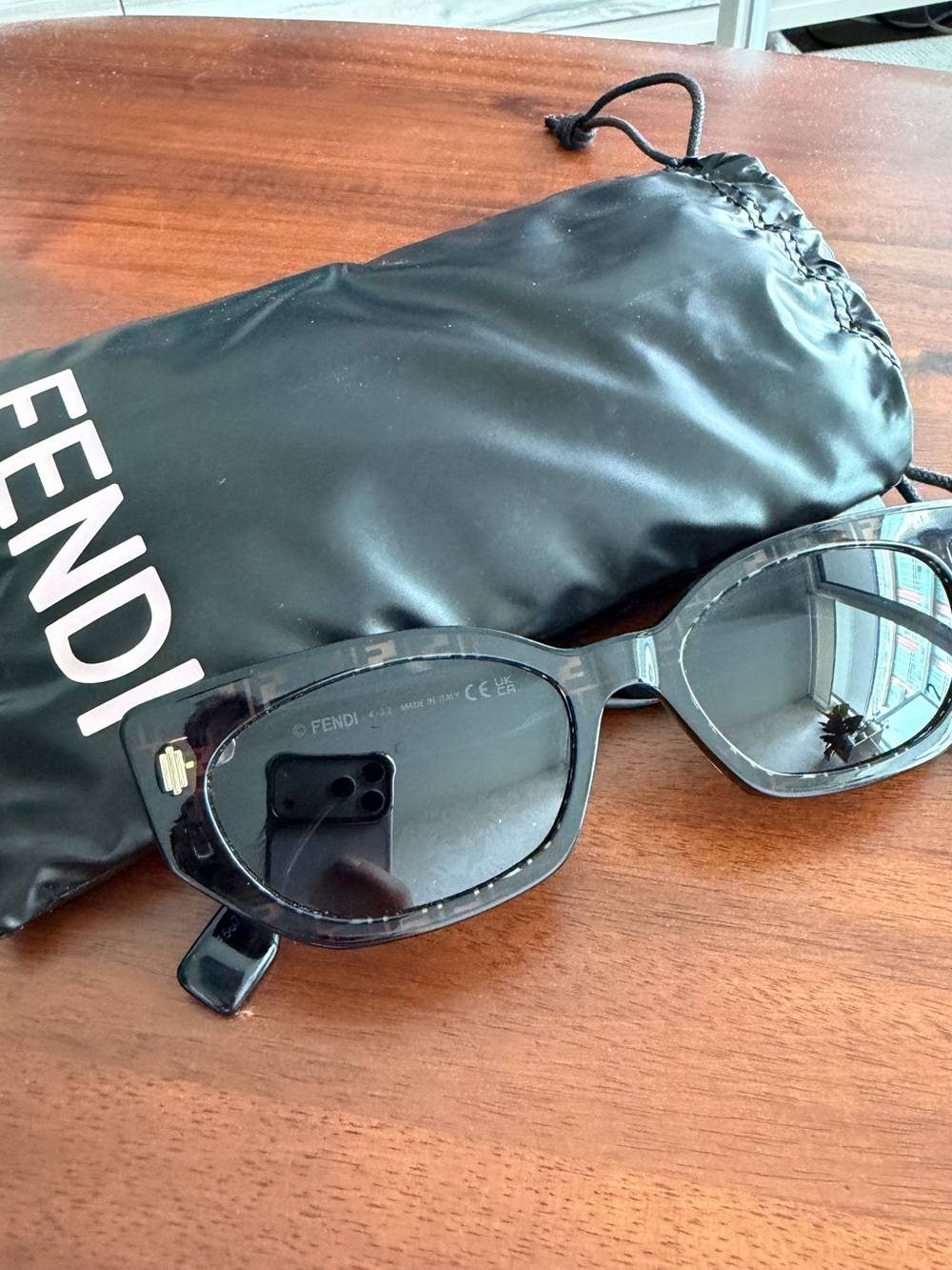 Fendi Acetate Bold Sunglasses
